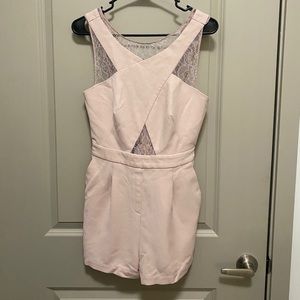Bcbgmaxazria Light Pink Romper